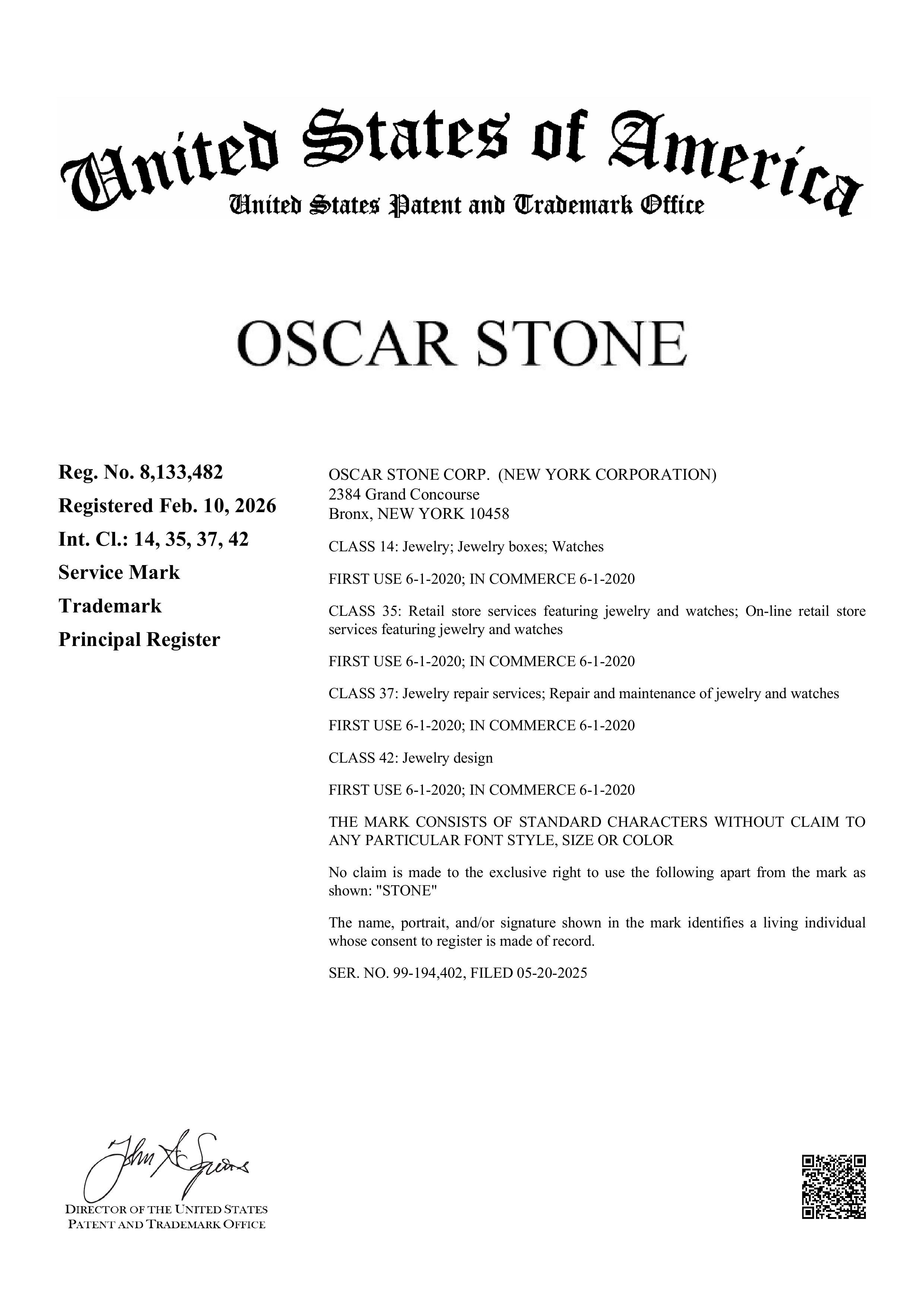 Oscar Stone